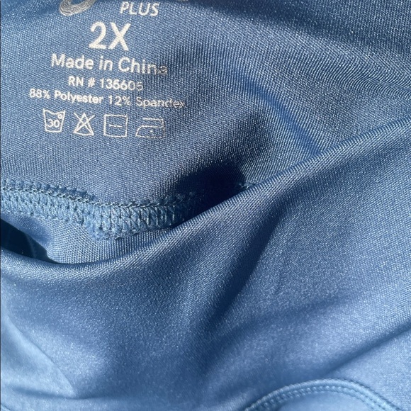 R.A.G Plus Women's Sky Blue Jogger pants .2X - Picture 7 of 8